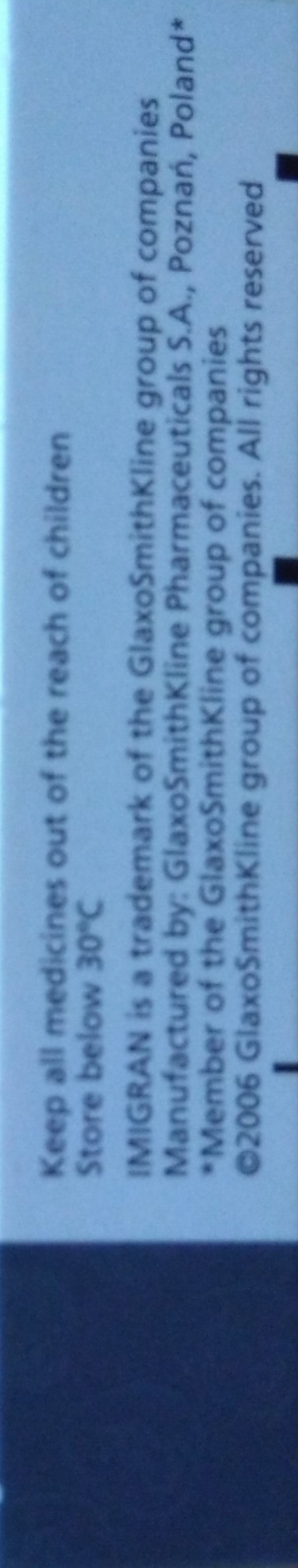 Imigran Tablets 100mg